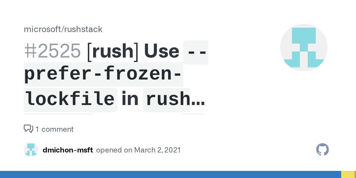 [rush] Use `preferfrozenlockfile` in `rush update` (without `full