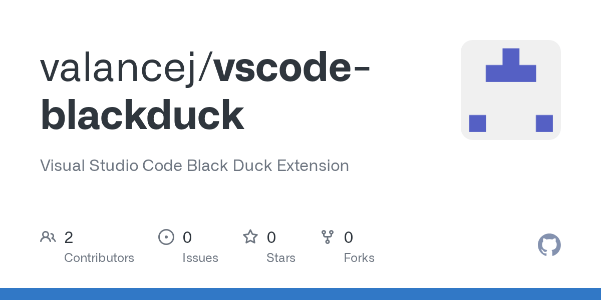 GitHub valancej/vscodeblackduck Visual Studio Code Black Duck Extension
