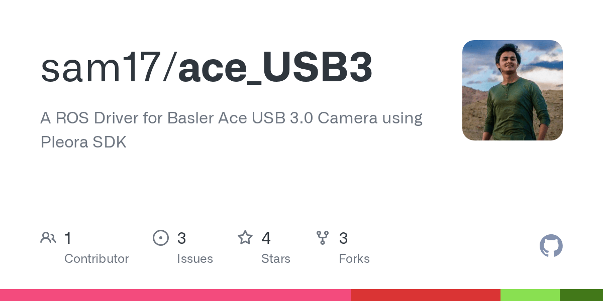 GitHub sam17/ace_USB3 A ROS Driver for Basler Ace USB 3.0 Camera