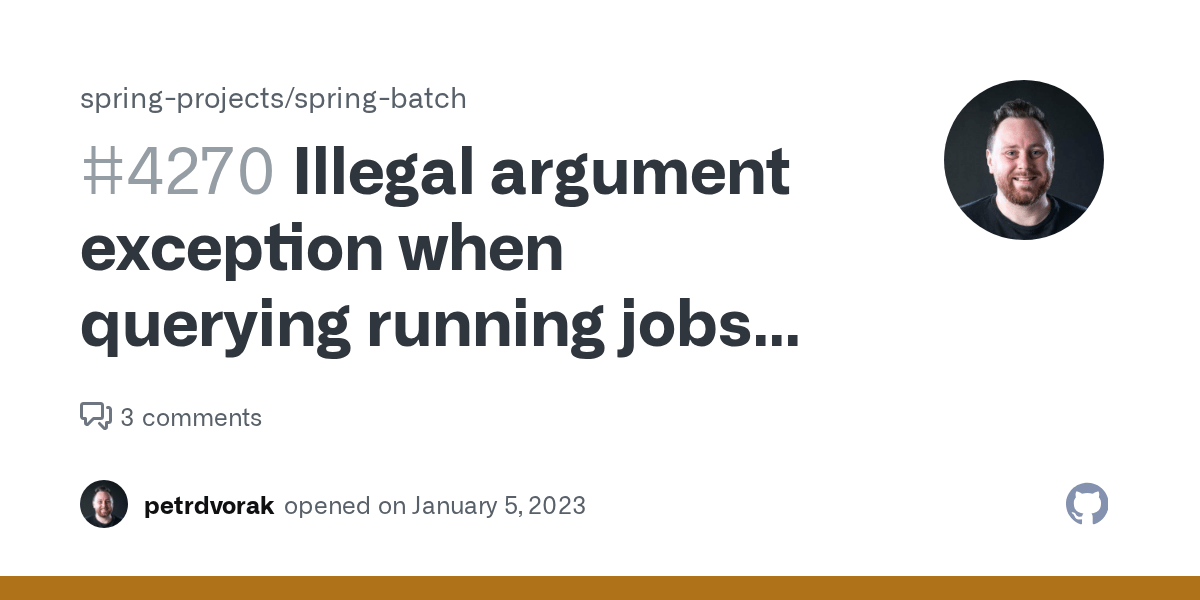 Illegal argument exception when querying running jobs with Date