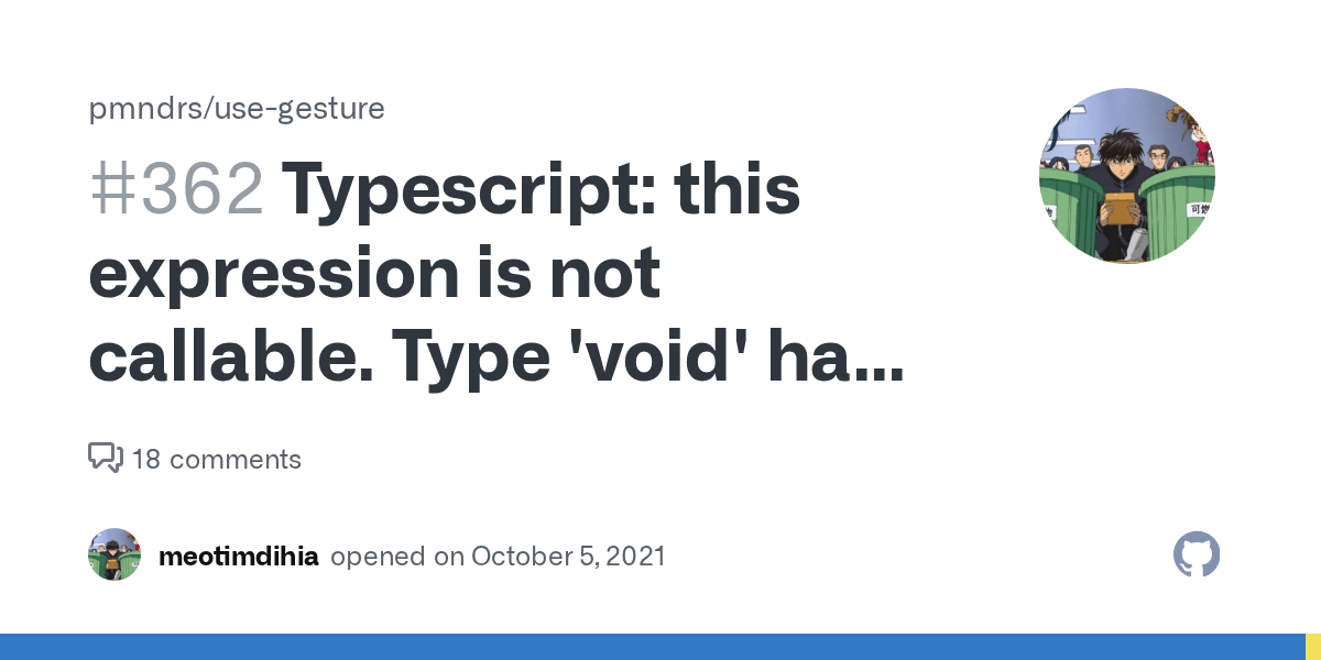 Typescript this expression is not callable. Type 'void' has no call