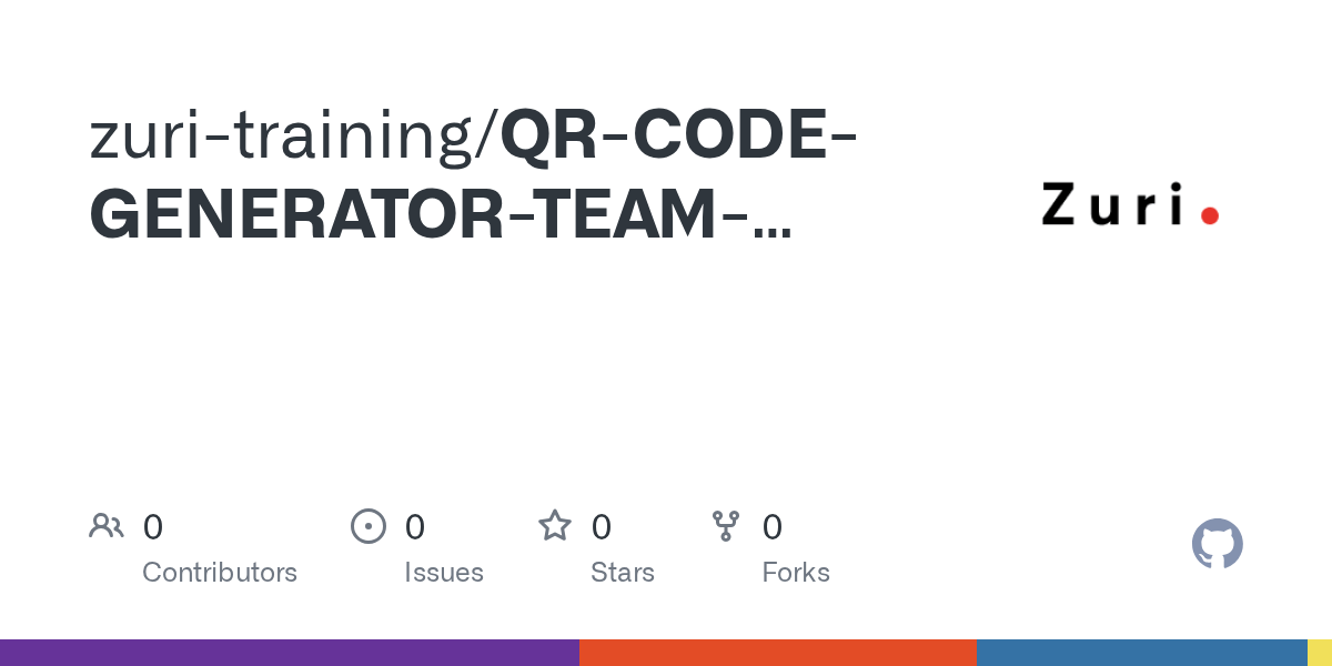 GitHub zuritraining/QRCODEGENERATORTEAMMOOSE23