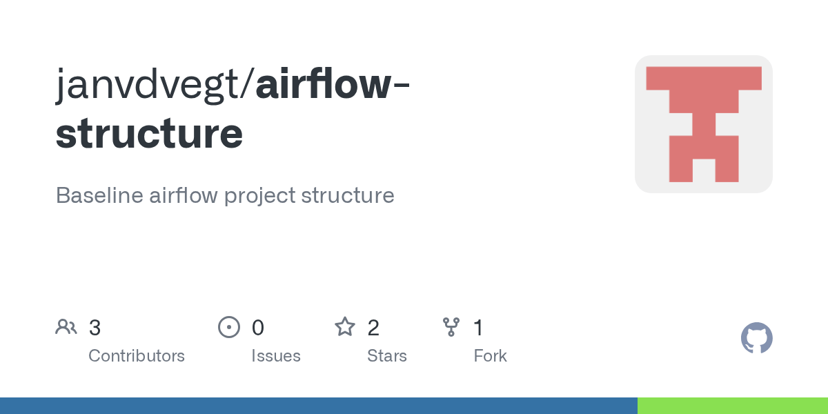 GitHub janvdvegt/airflowstructure Baseline airflow project structure
