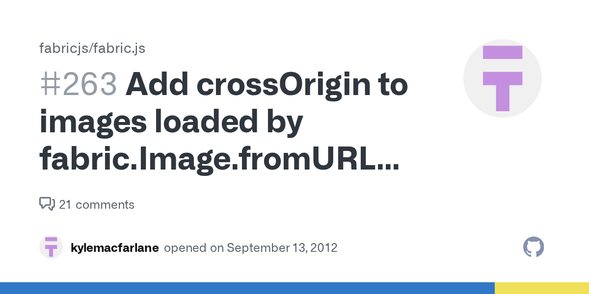 Add crossOrigin to images loaded by fabric.Image.fromURL to prevent