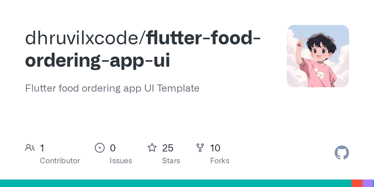 GitHub dhruvilxcode/flutterfoodorderingappui Flutter food