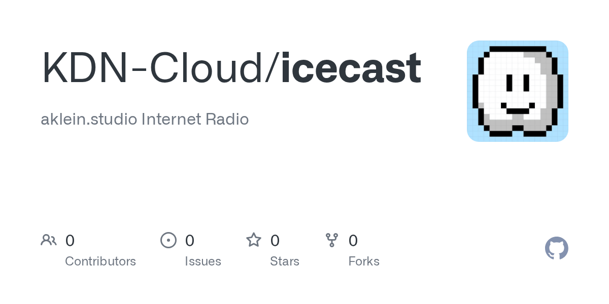 GitHub KDNCloud/icecast aklein.studio Radio