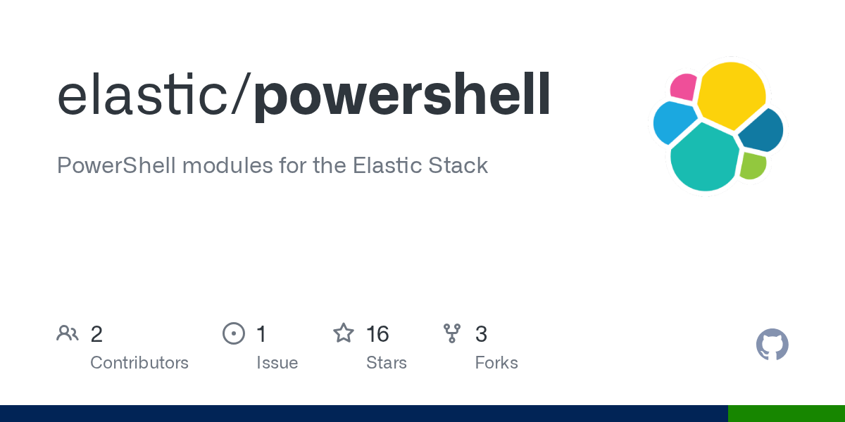 GitHub elastic/powershell PowerShell modules for the Elastic Stack