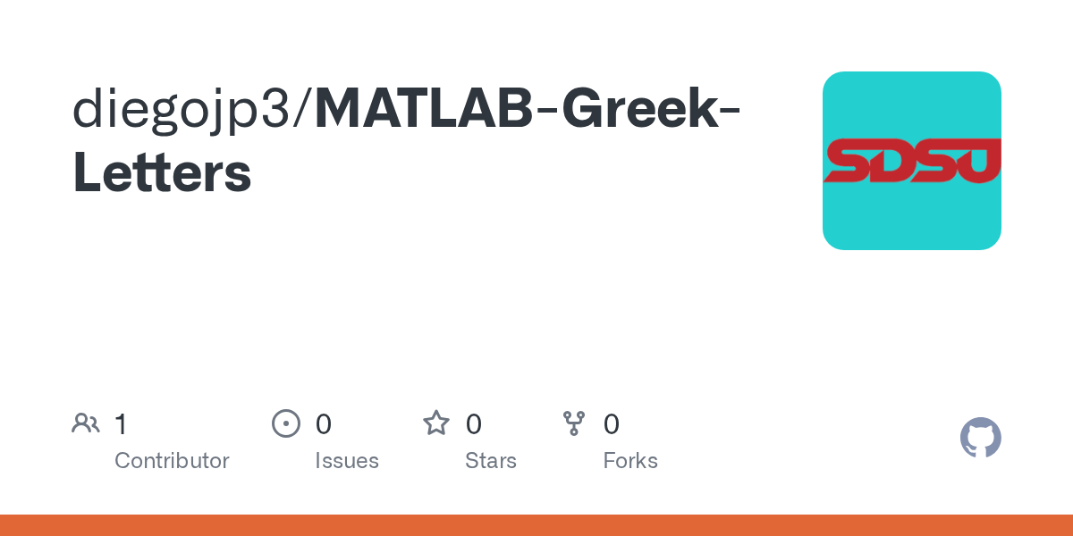 GitHub diegojp3/MATLABGreekLetters