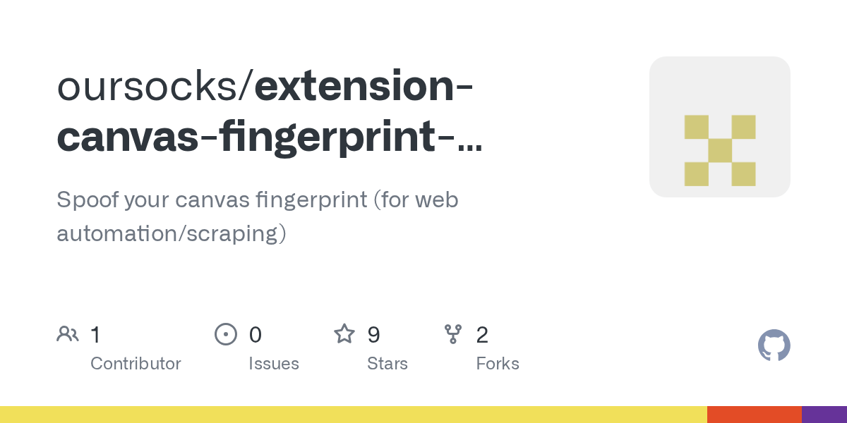GitHub oursocks/extensioncanvasfingerprintspoofer Spoof your