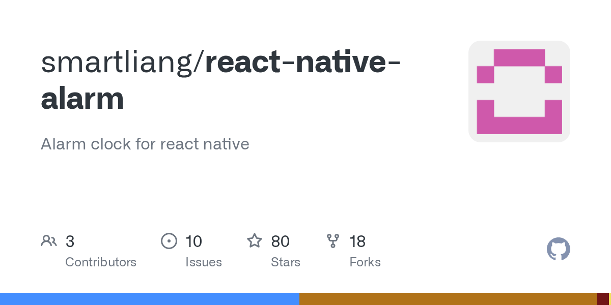 GitHub smartliang/reactnativealarm Alarm clock for react native