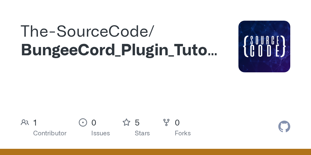 BungeeCord_Plugin_Tutorial/BungeeMain.java at master · TheSourceCode