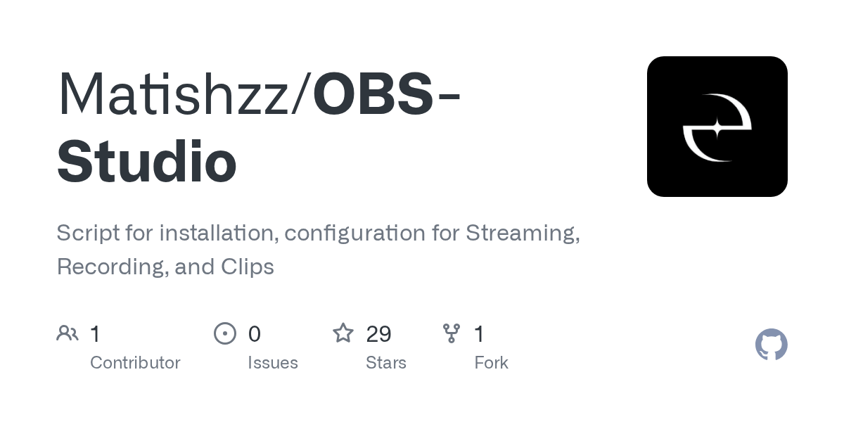 OBS-Studio/Installation manual.md at main · Matishzz/OBS-Studio · GitHub