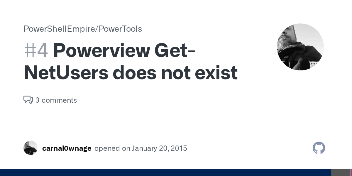 Powerview does not exist · Issue 4 · PowerShellEmpire