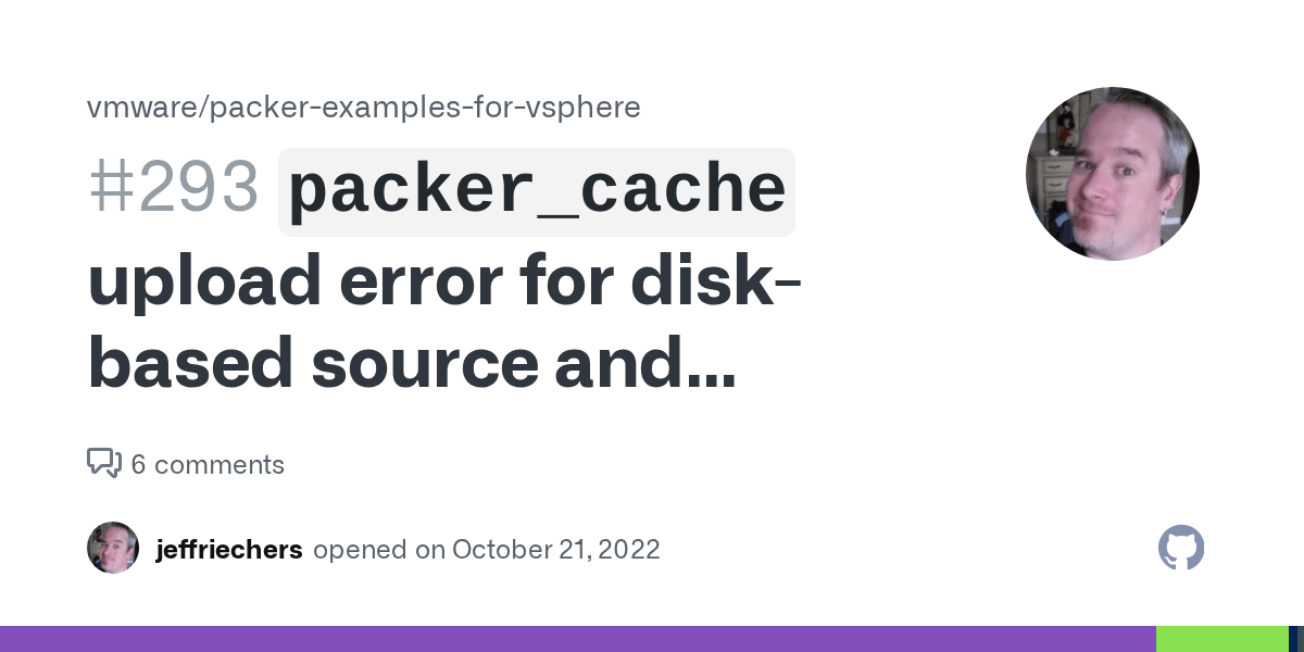 `packer_cache` upload error for diskbased source and custom role