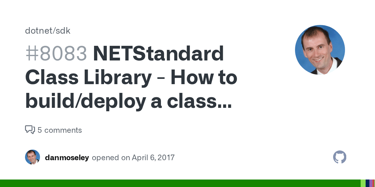 NETStandard Class Library How to build/deploy a class library with all dependencies included