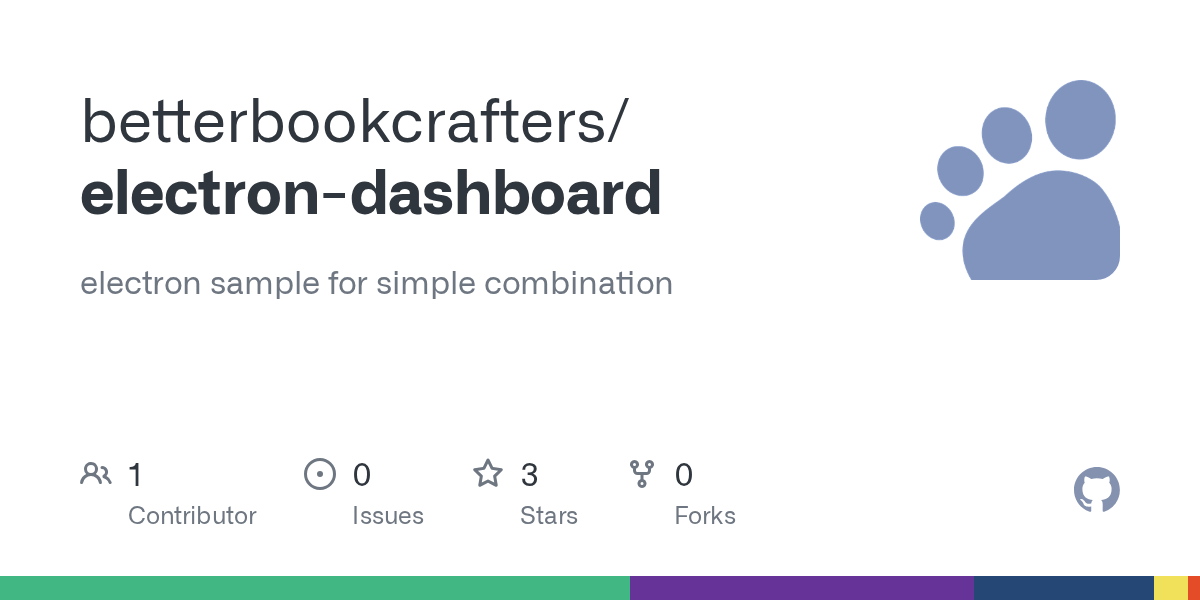 GitHub stepsin/electrondashboard electron sample for simple