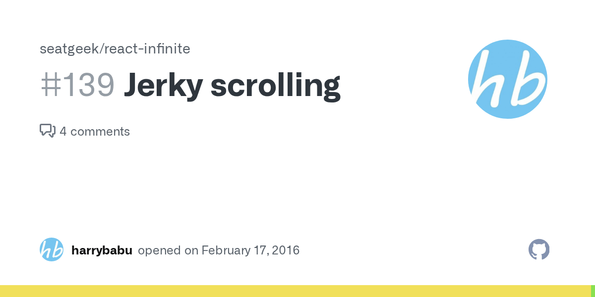 Jerky scrolling · Issue 139 · seatgeek/reactinfinite · GitHub