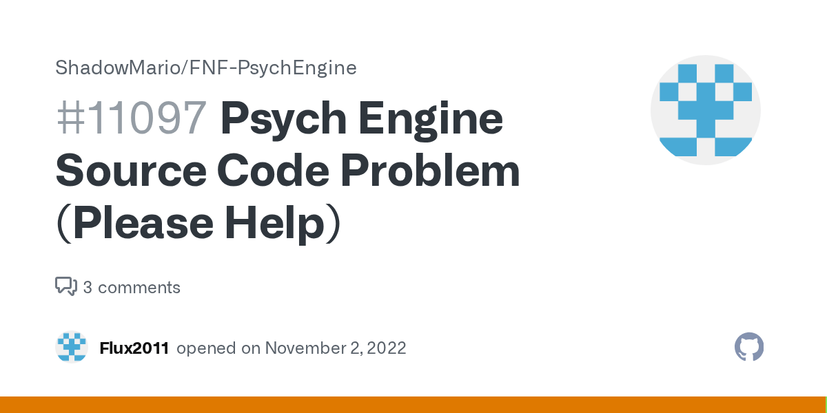 Psych Engine Source Code Problem (Please Help) · Issue #11097