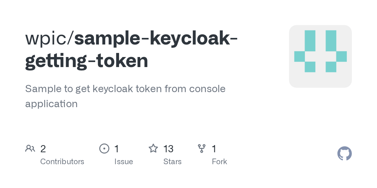 GitHub wpic/samplekeycloakgettingtoken Sample to get keycloak