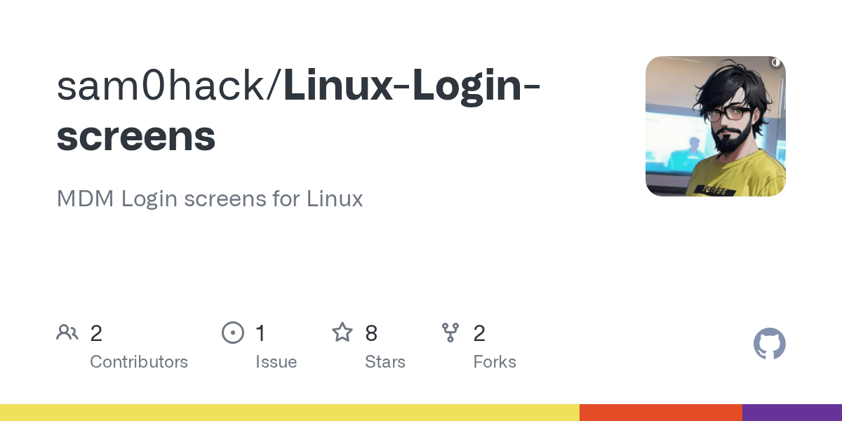 GitHub sam0hack/LinuxLoginscreens MDM Login screens for Linux