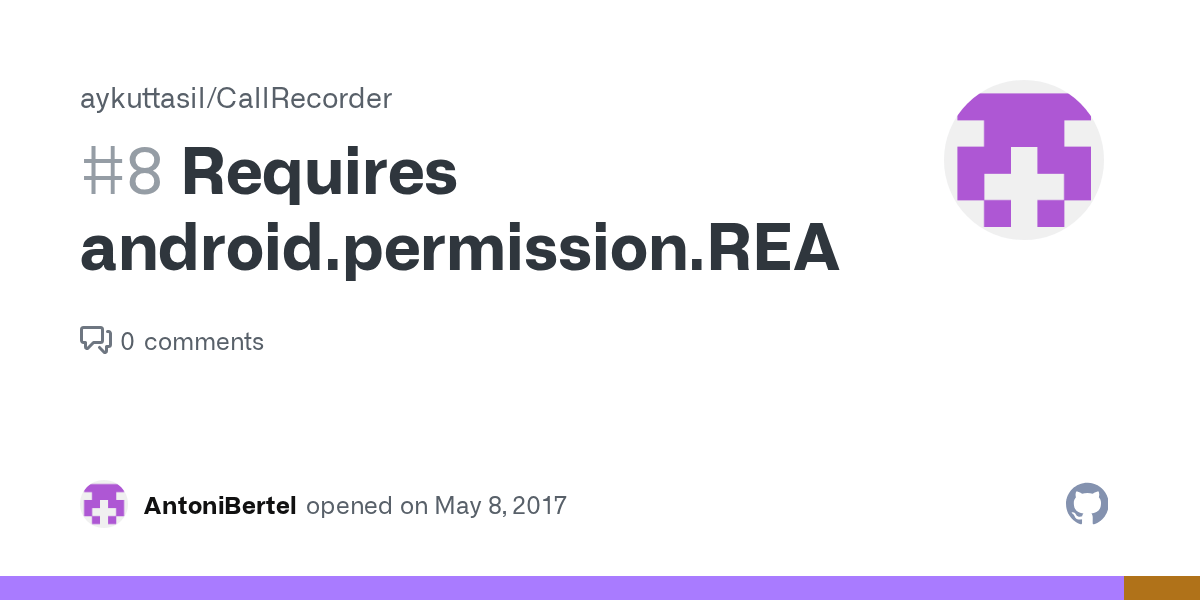 Requires android.permission.READ_PRIVILEGED_PHONE_STATE · Issue 8