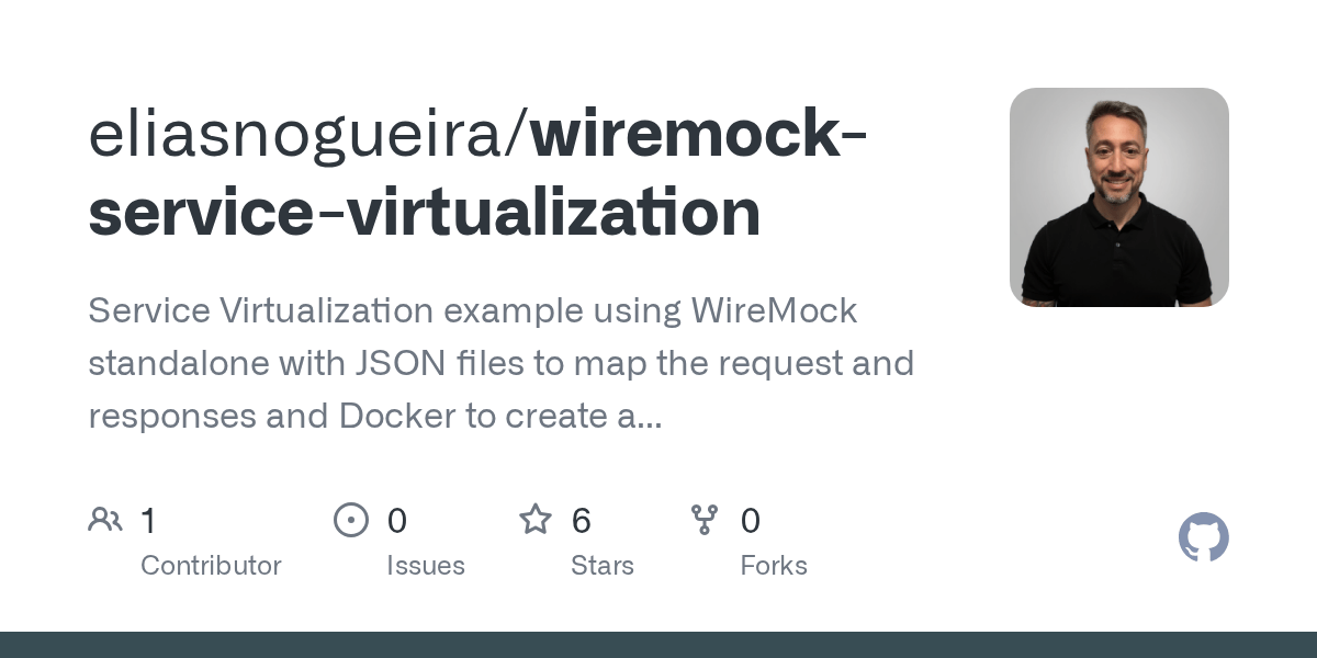 GitHub eliasnogueira/wiremockservicevirtualization Service
