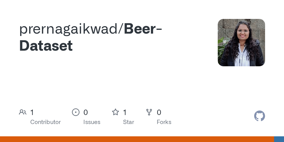 GitHub prernagaikwad/BeerDataset