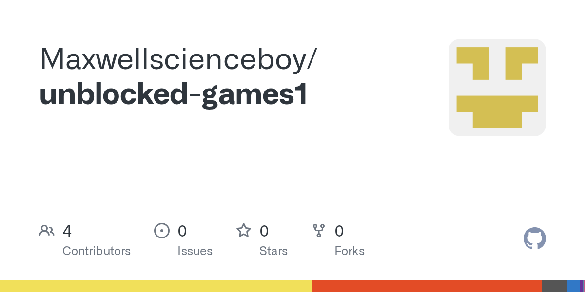 GitHub Maxwellscienceboy/unblockedgames1