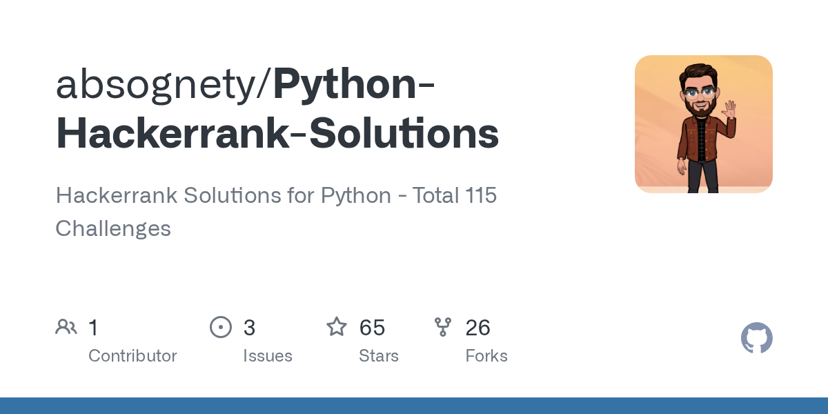 PythonHackerrankSolutions/Lists.py at master ·