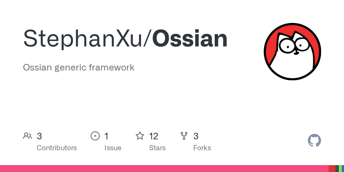 GitHub StephanXu/Ossian Ossian generic framework