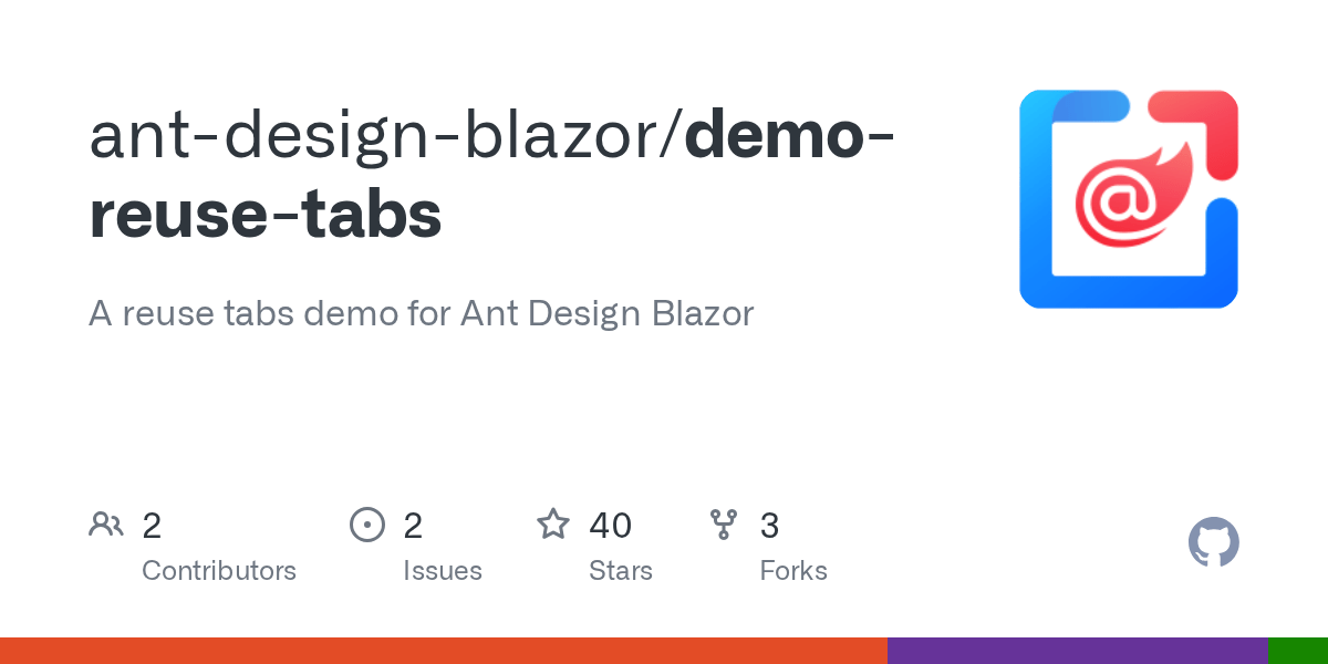 GitHub antdesignblazor/demoreusetabs A reuse tabs demo for Ant