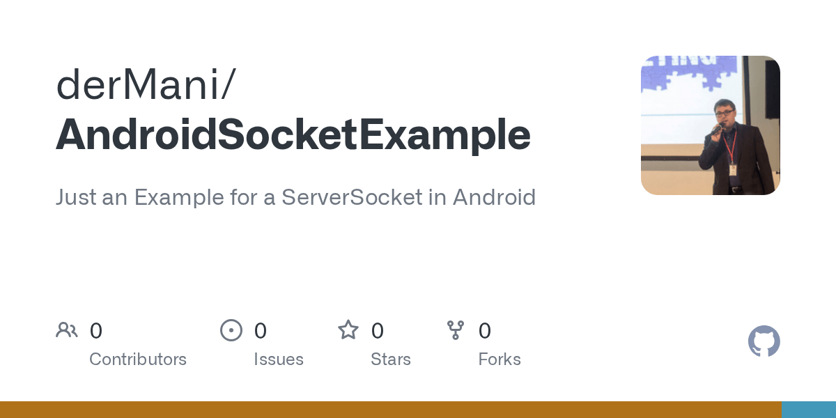 GitHub derMani/AndroidSocketExample Just an Example for a