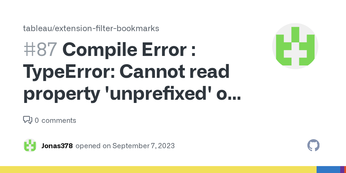 Compile Error TypeError Cannot read property 'unprefixed' of