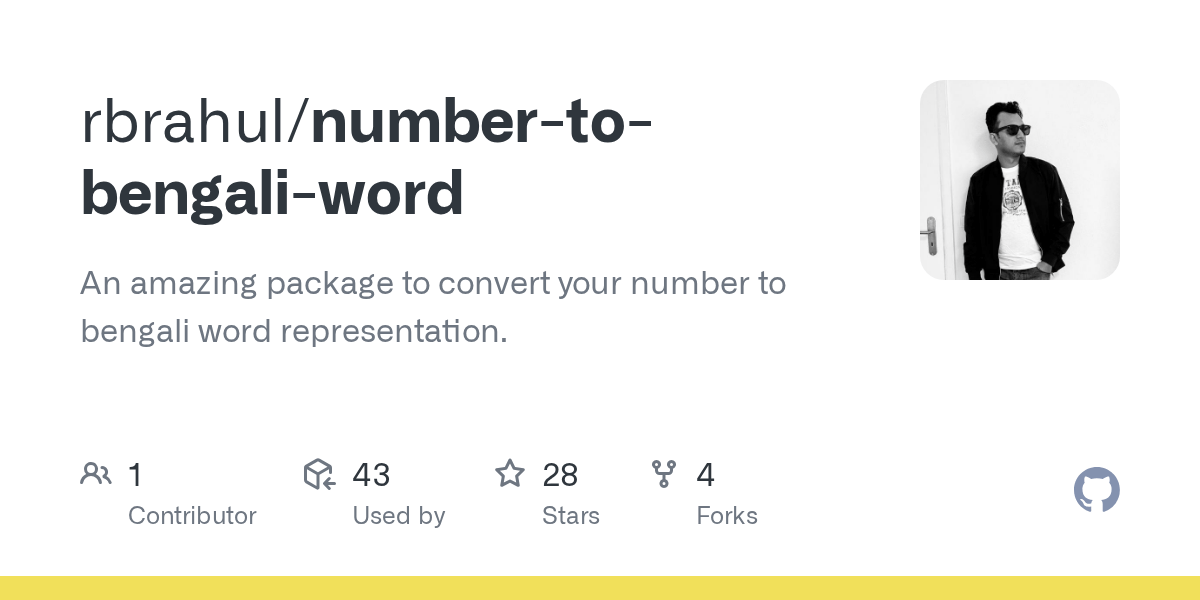 Pull requests · rbrahul/numbertobengaliword · GitHub