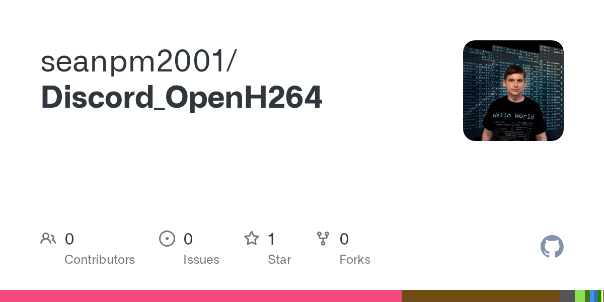 GitHub seanpm2001/Discord_OpenH264