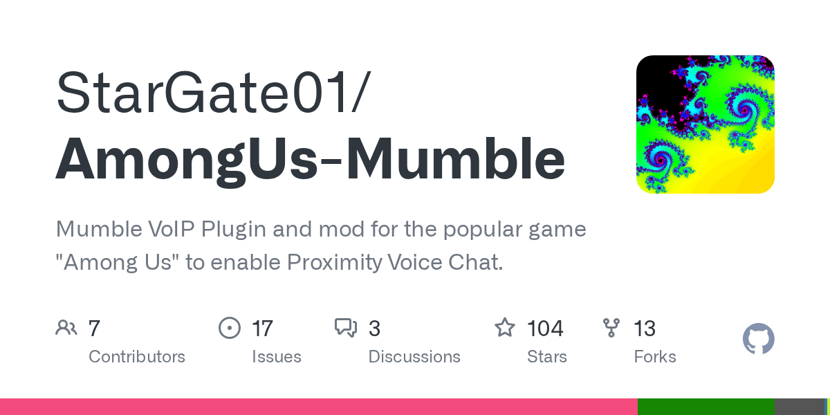 GitHub StarGate01/AmongUsMumble Mumble VoIP Plugin and mod for the
