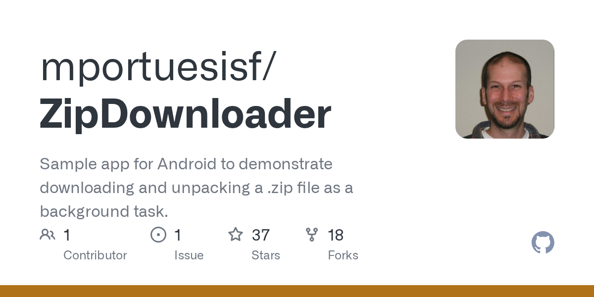 GitHub mportuesisf/ZipDownloader Sample app for Android to