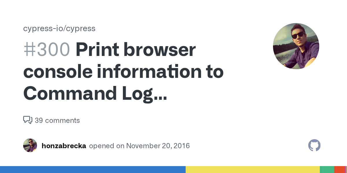Print browser console information to Command Log (console.log/info/warn