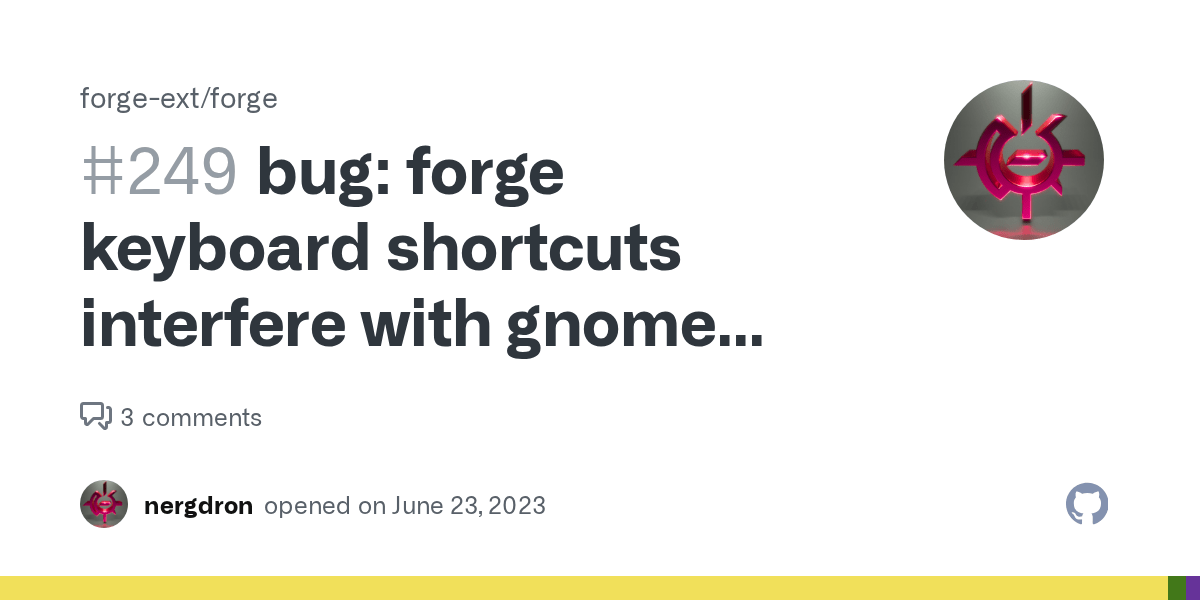bug keyboard shortcuts interfere with gnome lock shortcut