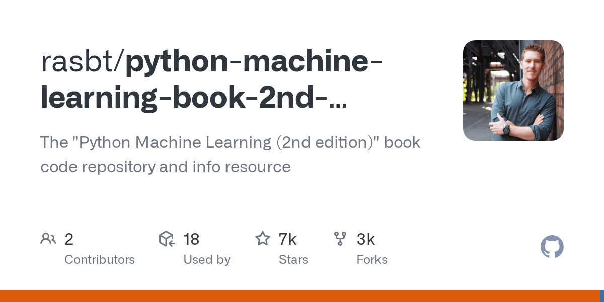 GitHub rasbt/pythonmachinelearningbook2ndedition The &quot;Python