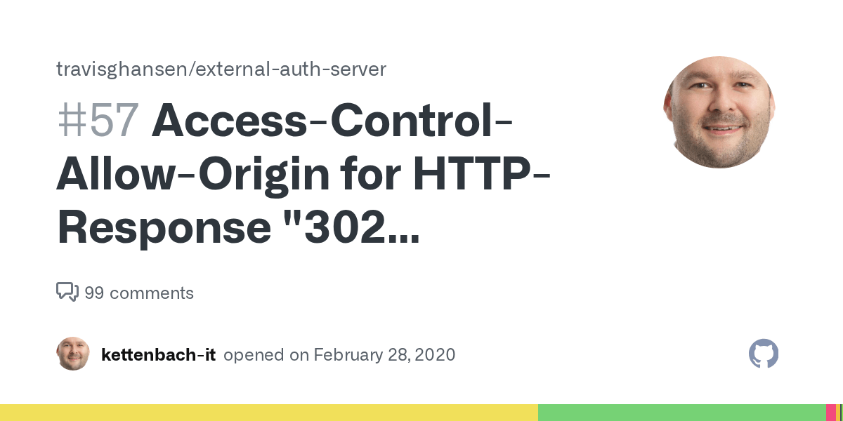 AccessControlAllowOrigin for HTTPResponse "302 Redirect" · Issue 57 · travisghansen