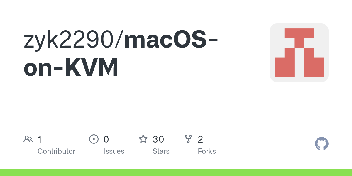 GitHub zyk2290/macOSonKVM