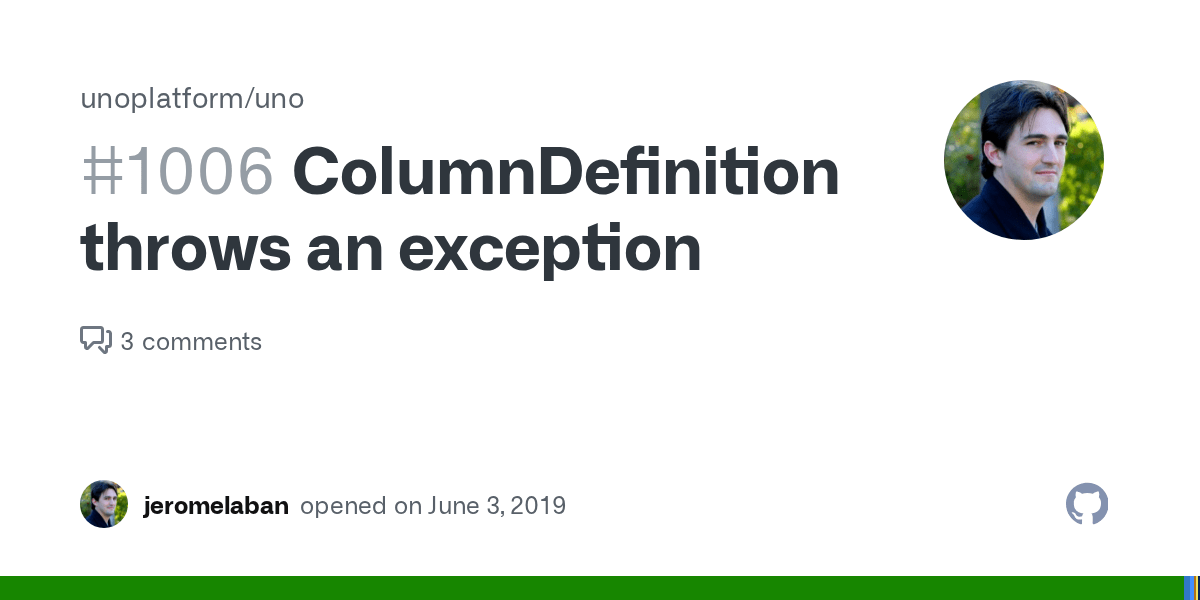 ColumnDefinitions.Clear() throws an exception · Issue 1006