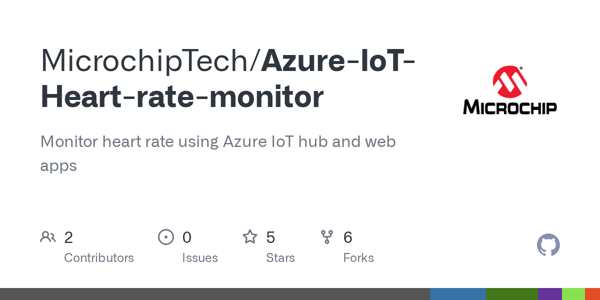 GitHub MicrochipTech/AzureIoTHeartratemonitor Monitor heart rate