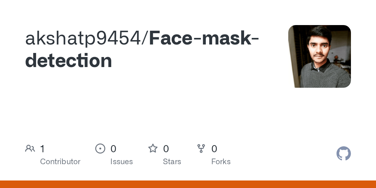 GitHub akshatp9454/Facemaskdetection
