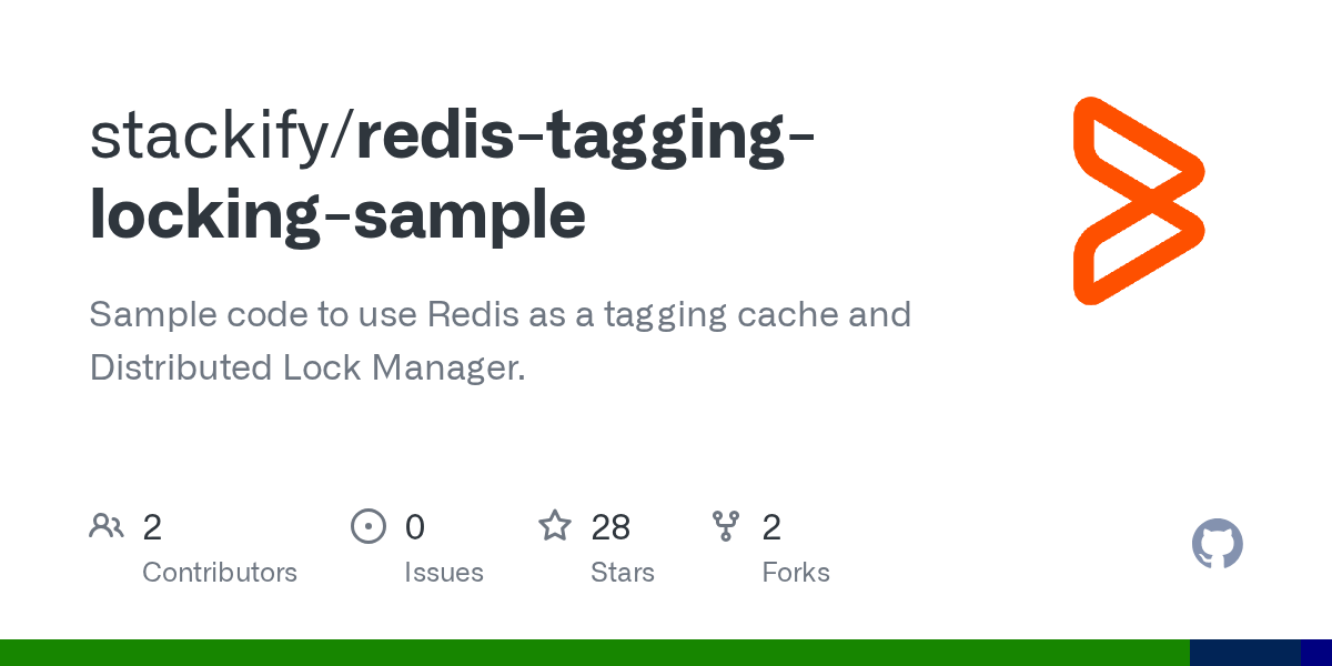GitHub stackify/redistagginglockingsample Sample code to use