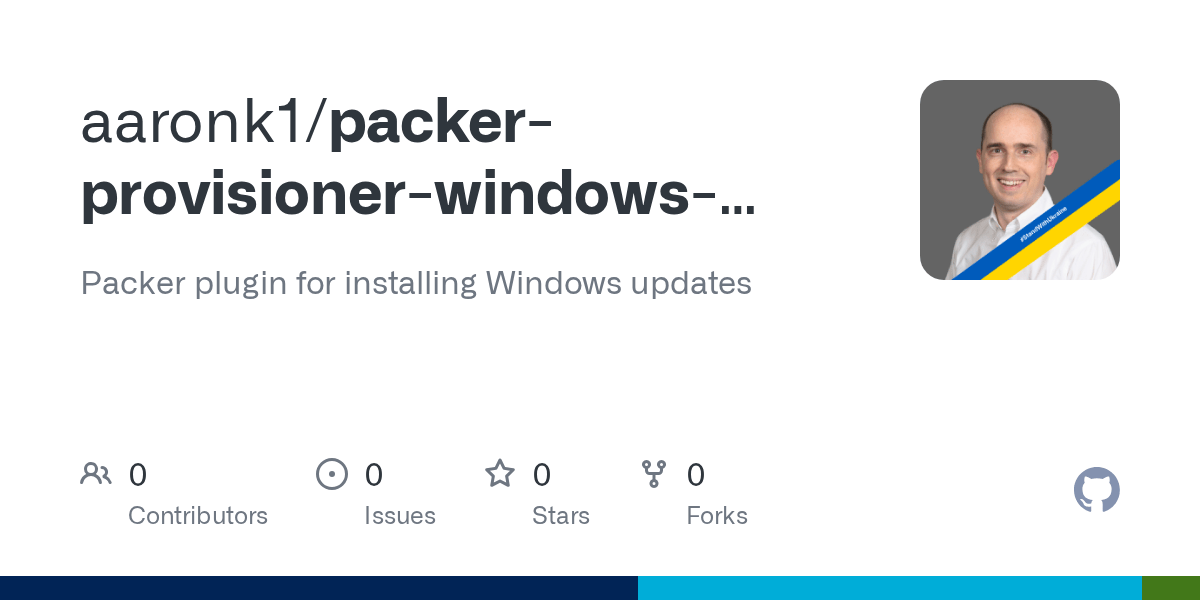 GitHub aaronk1/packerprovisionerwindowsupdate Packer plugin for