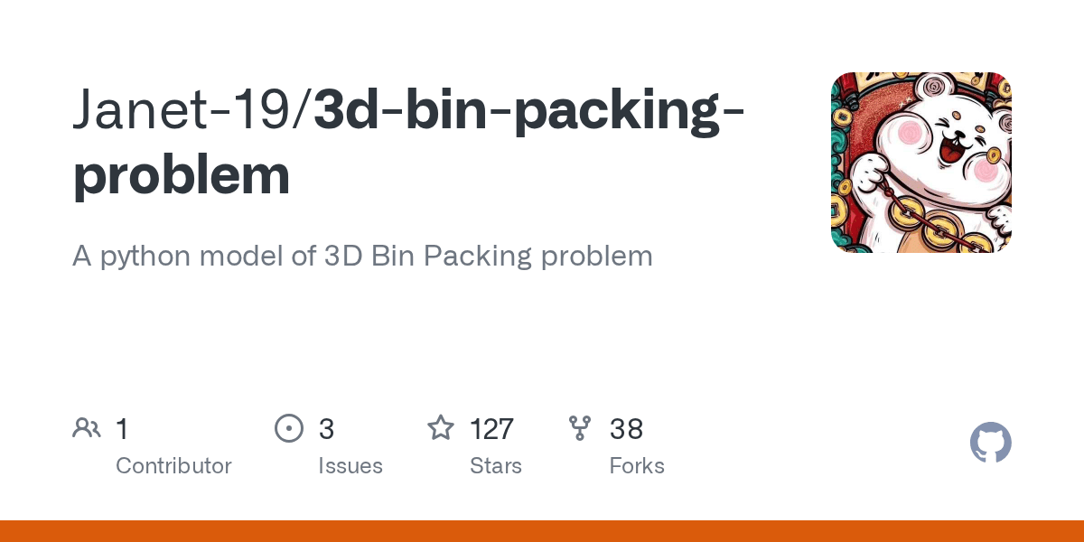 GitHub A python model of 3D Bin