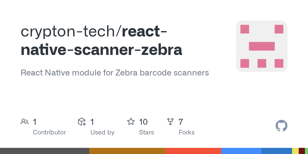GitHub cryptontech/reactnativescannerzebra React Native module