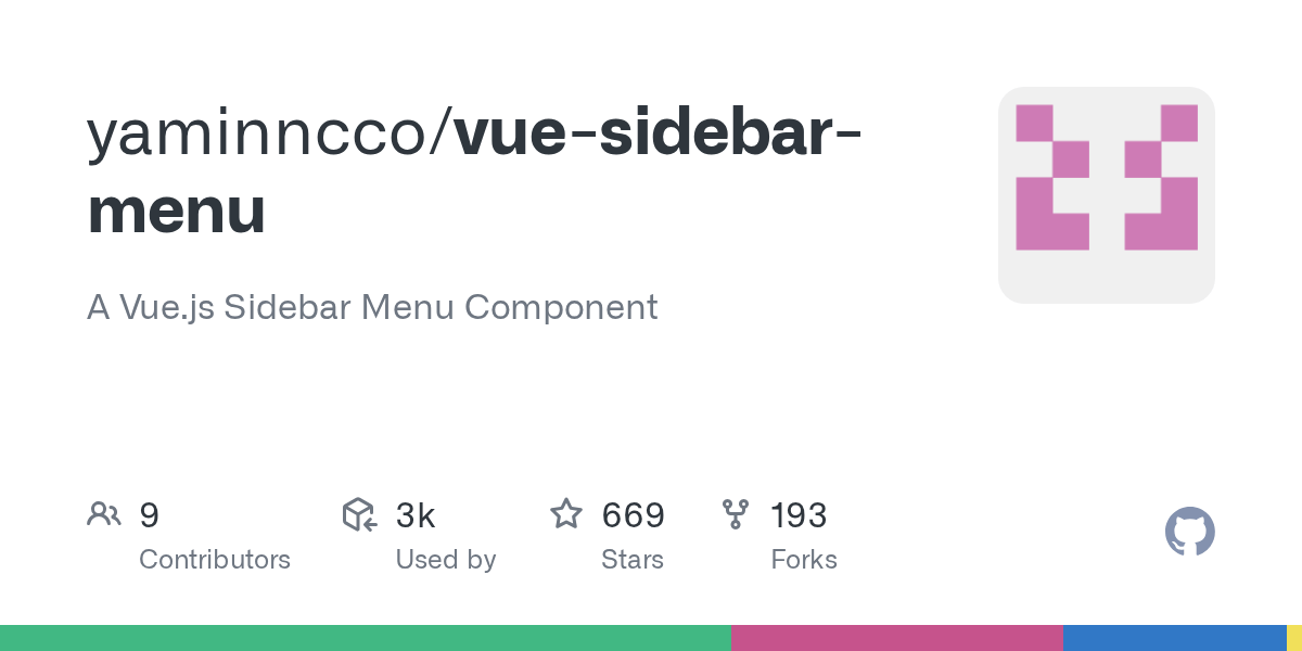 GitHub yaminncco/vuesidebarmenu A Vue.js Sidebar Menu Component